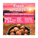 Arquivet Fresh Chicken Mini Meatballs - Mini Albóndigas con pollo, zanahoria y guisantes 200GR 2