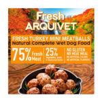 Arquivet Fresh Turkey Mini Meatballs - Mini Albóndigas con pavo, brócoli y calabaza 200GR 2