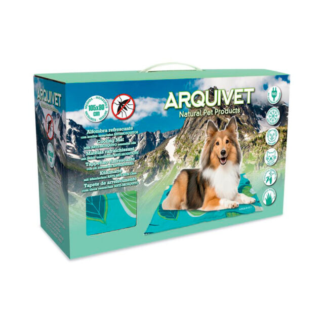 Arquivet alfombra Refrescante ANTIMOSQUITOS para Perros y Gatos - 105 x 90 cm