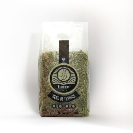 Herre Heno de Festuca con Pétalos de Rosa 500GR