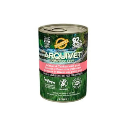 Arquivet Adult Salmón y Pavo con Guisantes 400GR
