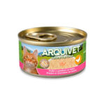 Arquivet Pollo en salsa con gambas Comida húmeda para gatos 80GR