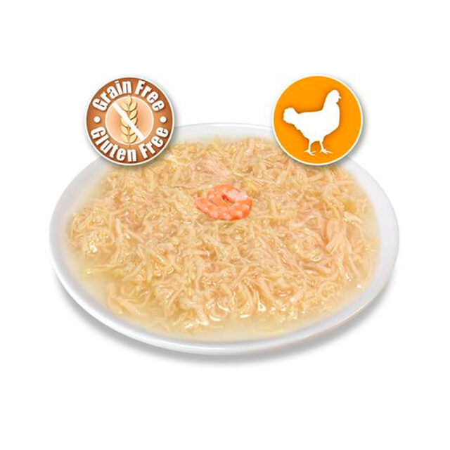 Arquivet Pollo en salsa con gambas Comida húmeda para gatos 80GR 2