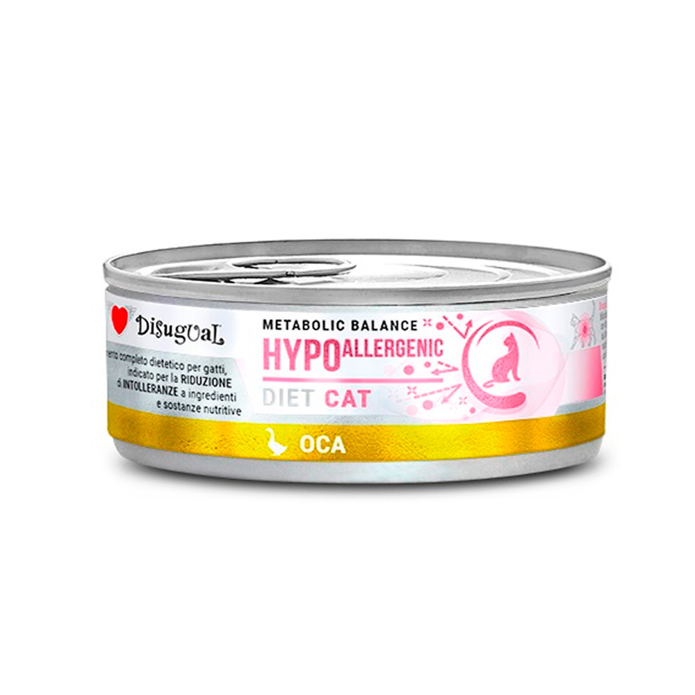 Disugual Diet Lata Hypoallergenic de Oca para Gatos 85GR