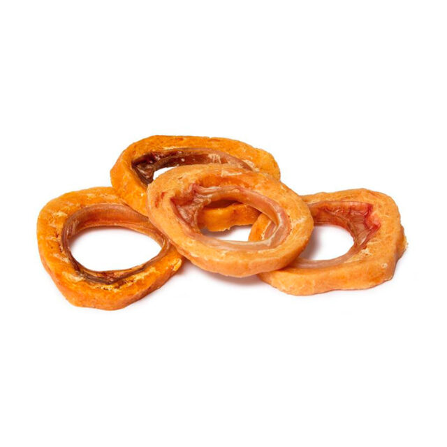 Aros de Tráquea de Ternera con pollo - Snacks naturales para perro 100GR 2