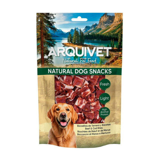 Bocaditos de Ternera y Bacalao - Snacks naturales para perro 100GR