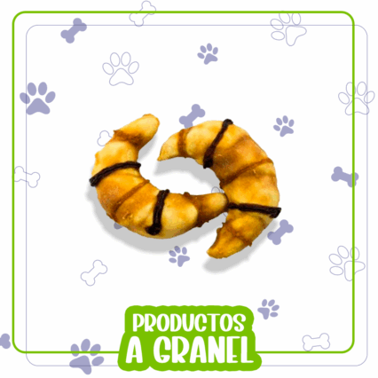 Croissant de colágeno para perro A Granel