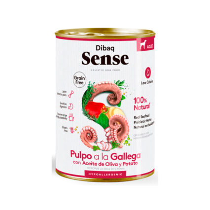Dibaq Sense Grain free Húmedo Pulpo a la gallega 380GR