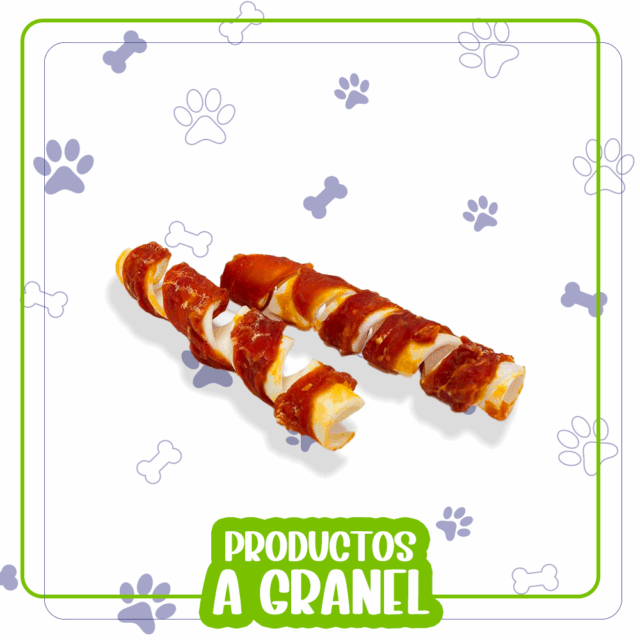 Espiral Masticable Pato - Snacks naturales para perros a granel