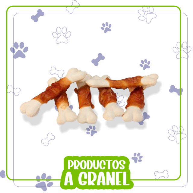 Huesitos de pato con calcio - Snacks naturales a granel