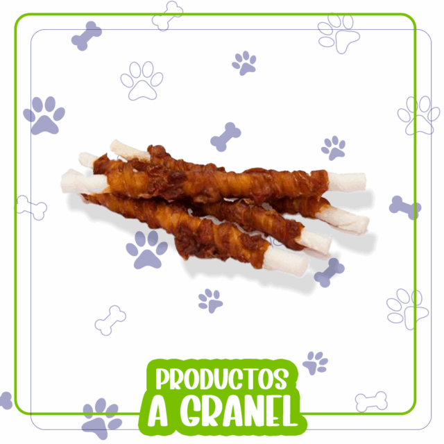 Twist con conejo enrollado a granel