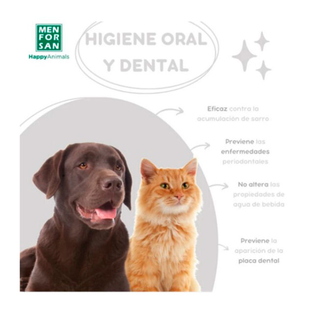 Enjuague bucal antisarro perros y gatos 500ML 2
