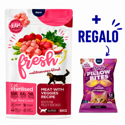 Fresh Mediterranean Blend Gato Esterilizado 6kg