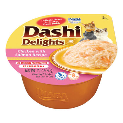 Inaba Churu Dashi Delight Pollo y Salmón 70GR