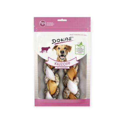 Dokas Trenza de Buey con Piel de Pescado 120GR