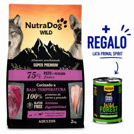NutraDog Wild Pato y Pescado 10KG