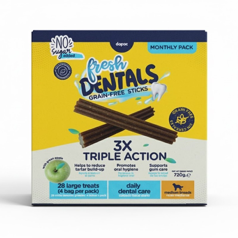 Fresh Dentals Grain Free Sticks 720 GR