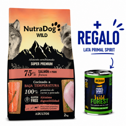NutraDog Wild Salmon Pavo 10KG