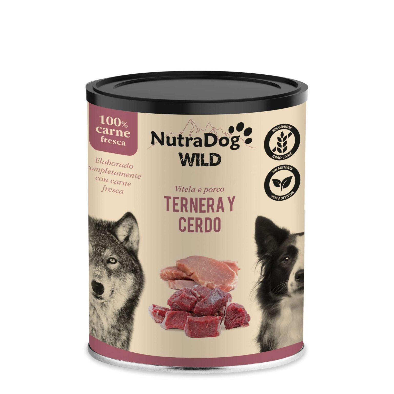 Nutradog Wild Lata Ternera y Cerdo 400 GR