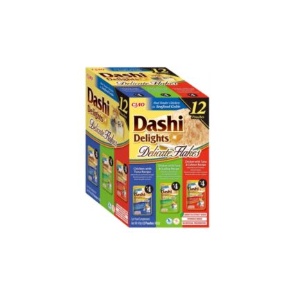 Churu Dashi Delights Delicate Flakes Multipack de Pollo