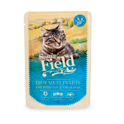 Sam's Field Pouch Pescado Blanco con Guisantes 85 GR