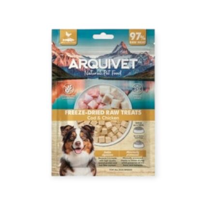 Arquivet Snack Liofilizado Dados de Bacalao y Pollo 50 GR