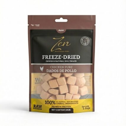 Zen Snacks de Pollo en Dados Liofilizado 25 GR