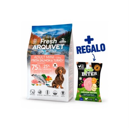 Arquivet Fresh Mini Salmon y Pavo 2.5 KG